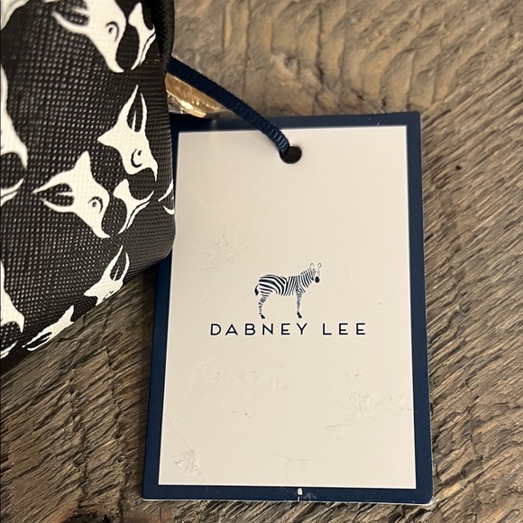 NWT - Dabney Lee - French Bulldogs Double Zippering Clutch Makeup Organizing - Picture 2 of 10